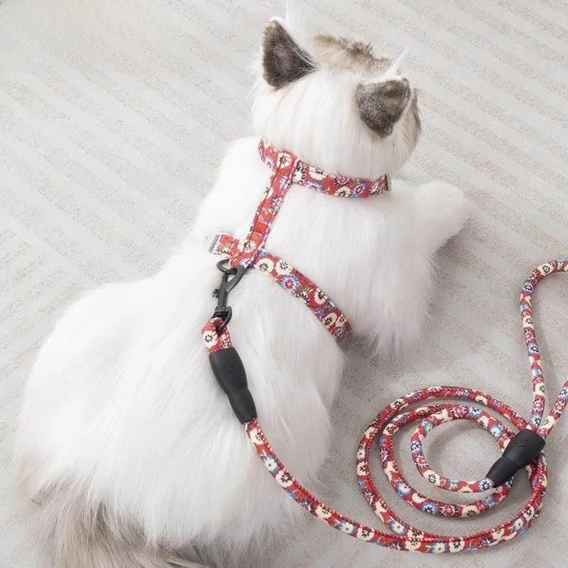 Guinzaglio Retrattile Blu per Cani, Pettorina per Passeggio, Guinzaglio Anti-Trazione per Addestramento, Accessori per Animali Domestici