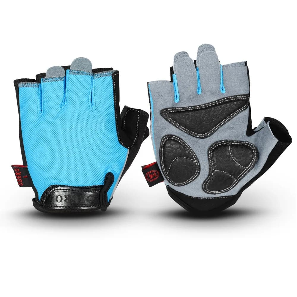 Summer Motorcycle Gloves Anti Fall Anti Slip Breathable Off-road Motorcycle Gloves Outdoor Riding Half Finger Gloves