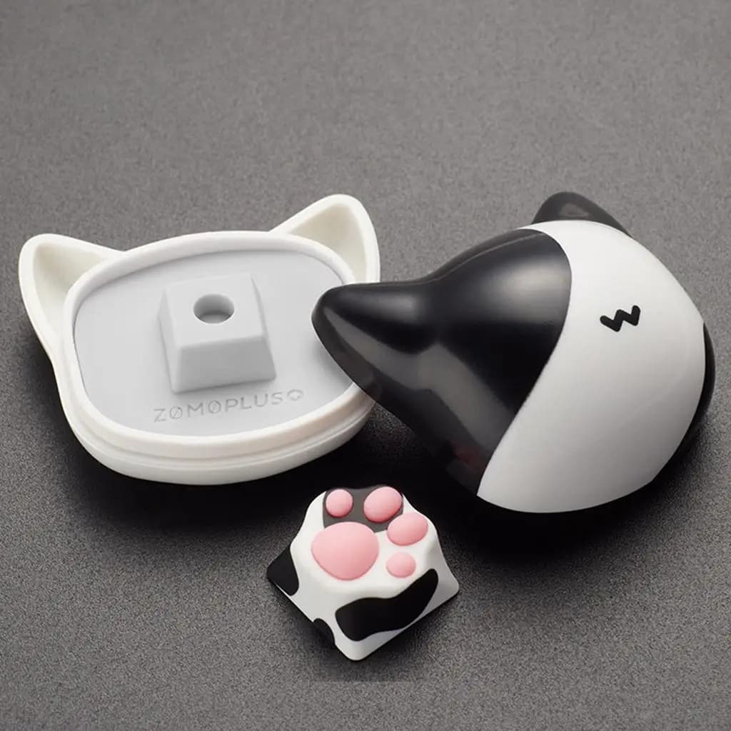 Copritasto per tastiera meccanica con zampa di gatto in silicone, accessori professionali