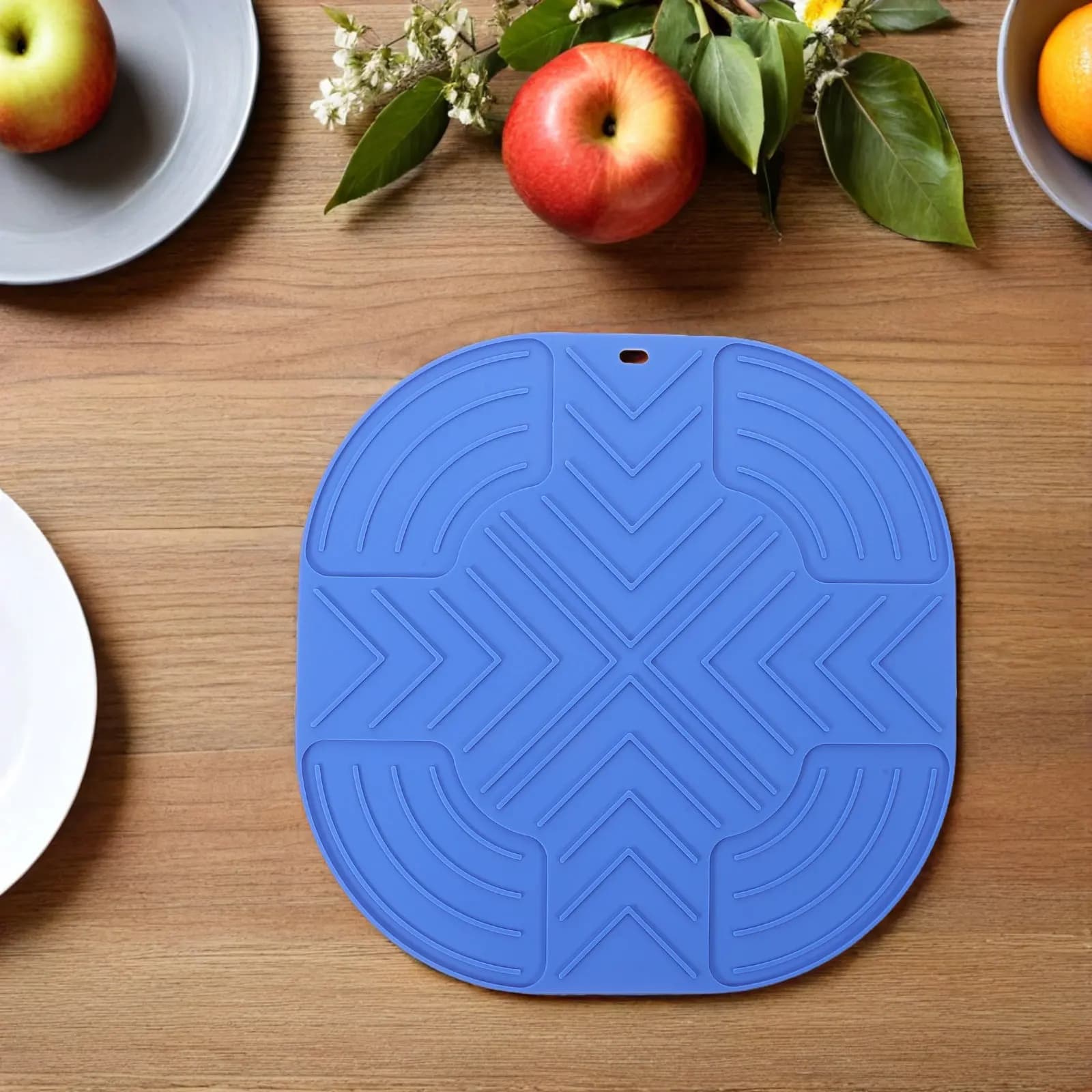 Tappetino Antiaderente per Friggitrice ad Aria 40x33cm, Resistente al Calore, Riutilizzabile, Facile da Pulire, Accessorio da Cucina