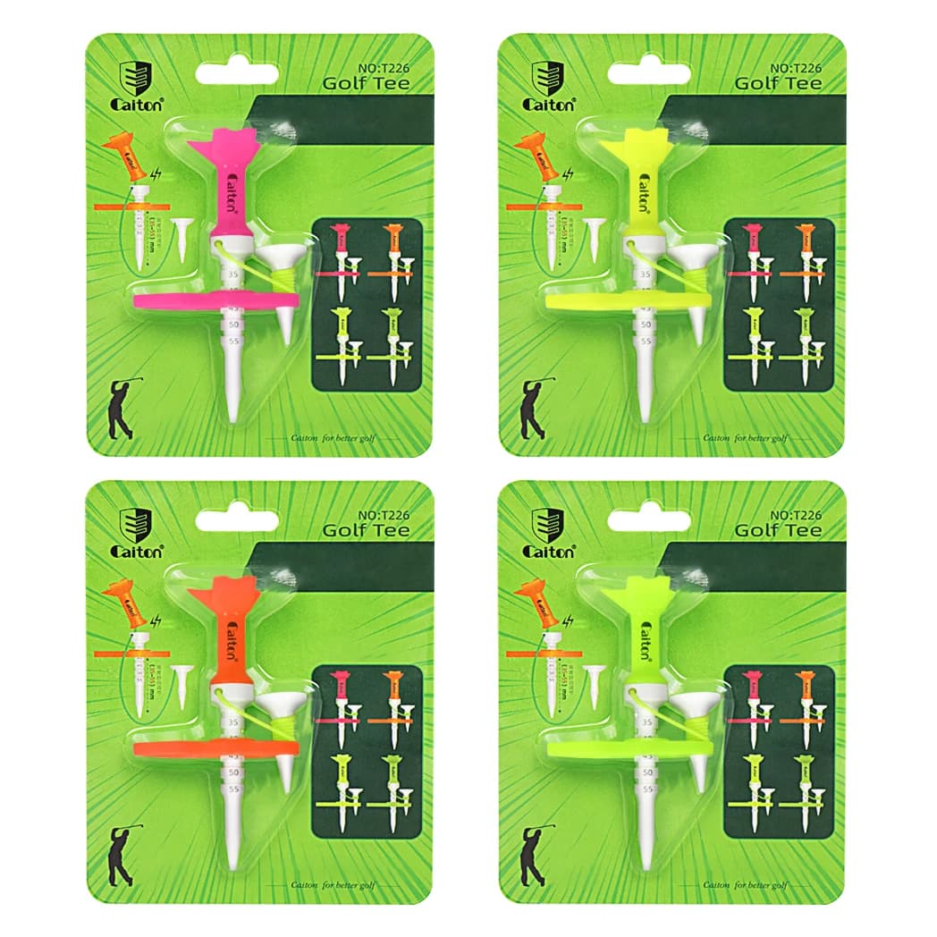 Maglietta da golf magnetica regolabile Caiton da 85 mm/3,35 pollici | Durevole a doppia marca, multicolore | Accessorio da golf riutilizzabile per tutti i golfisti