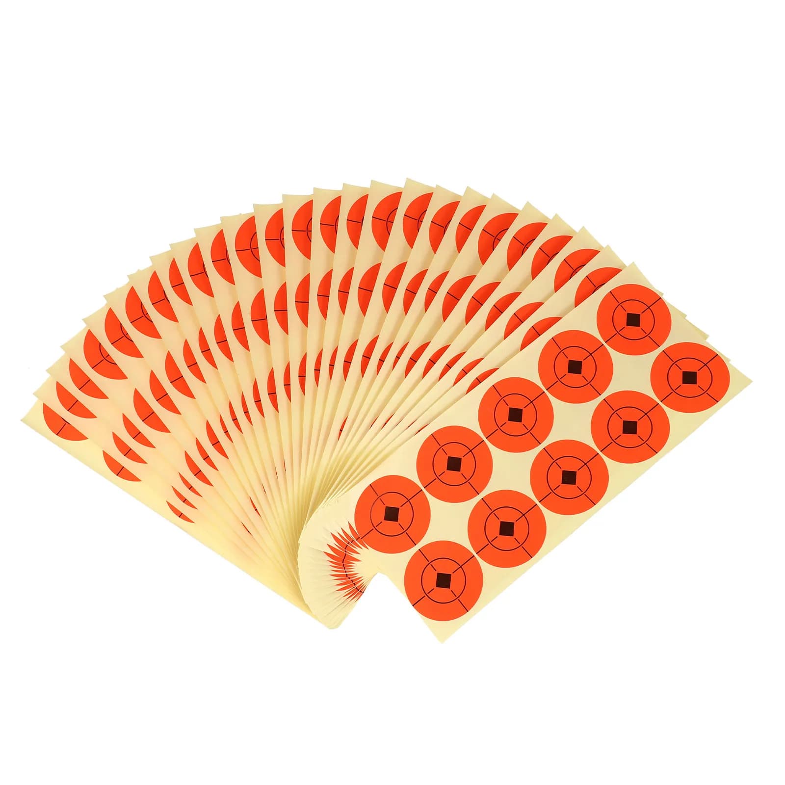 25Sheets Archery Exercising Aim Paper High Definition Printed Shooting Target Sticker Self Adhesive for Practice