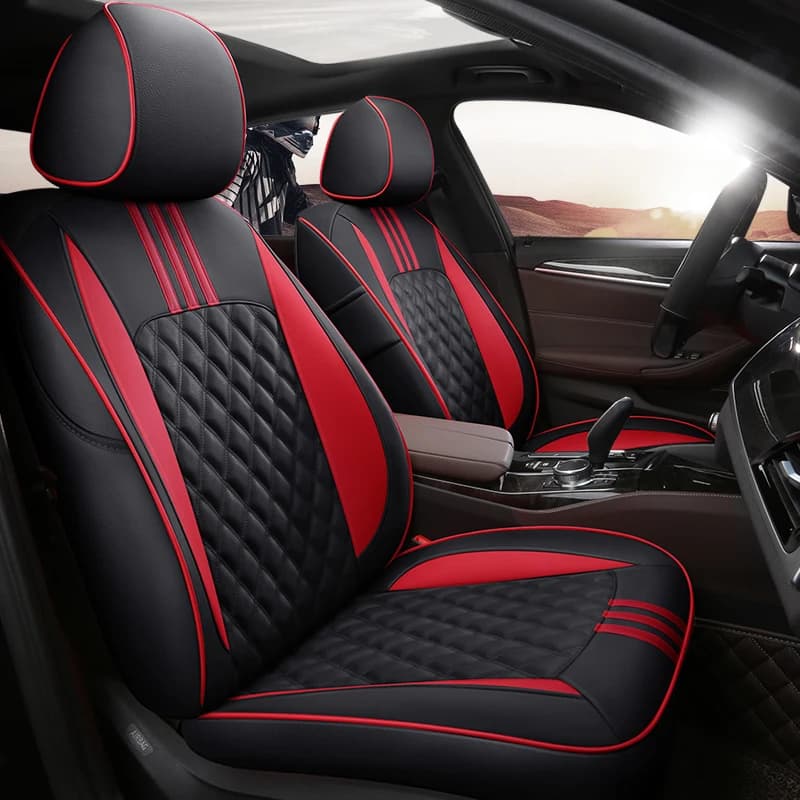 Car Seat Covers Carnong custom leather, suitable for the same structure, size, armrest, airbag, available 40/60, interior accessories Devide