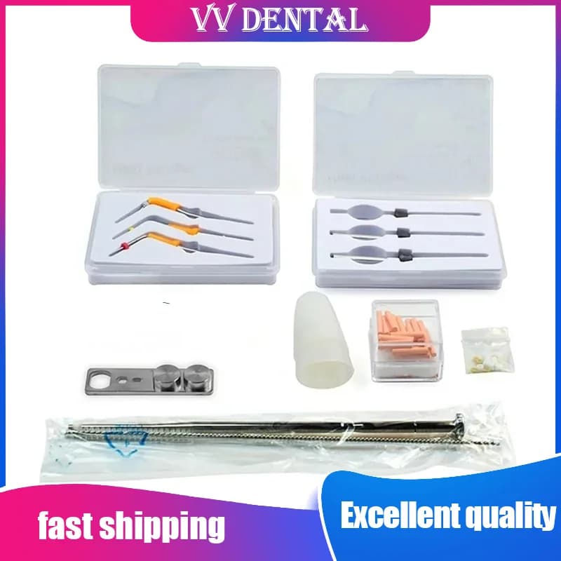 Sistema di Otturazione Endodontica VV Dental Gutta-percha con Penna Riscaldante Wireless e Manipolo per Dentisti, Strumento di Riempimento 3D