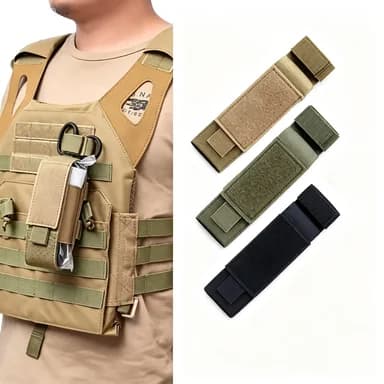 Tactical Tourniquet Holder MOLLE Medical Pouch Outdoor First Aid Tourniquet Storage Bag with Red Cross Patch