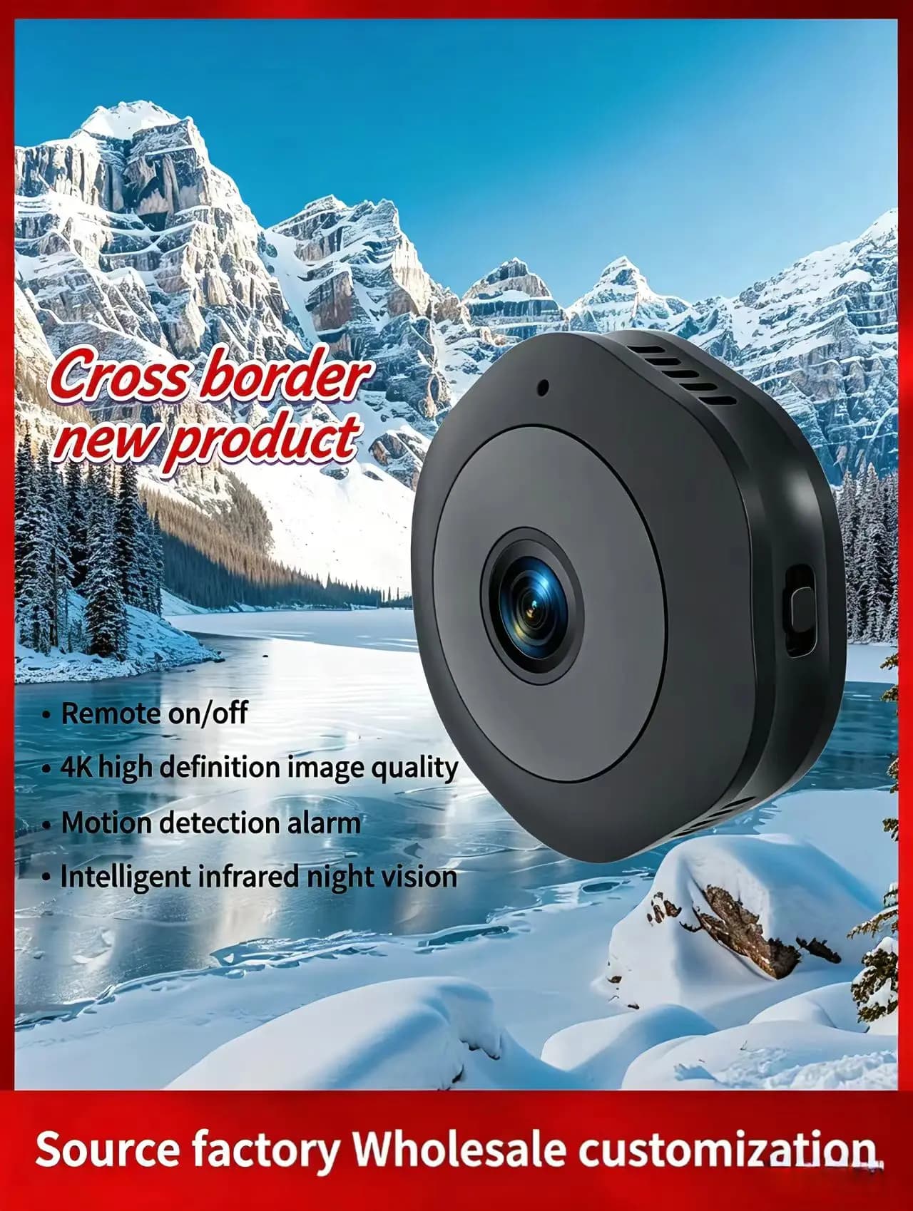 Telecamera IP Mini H6 HD 1080P, Videocamera Nascosta Compatta con Registratore Vocale, Telecamera di Sicurezza CCTV Portatile per Casa e Ufficio