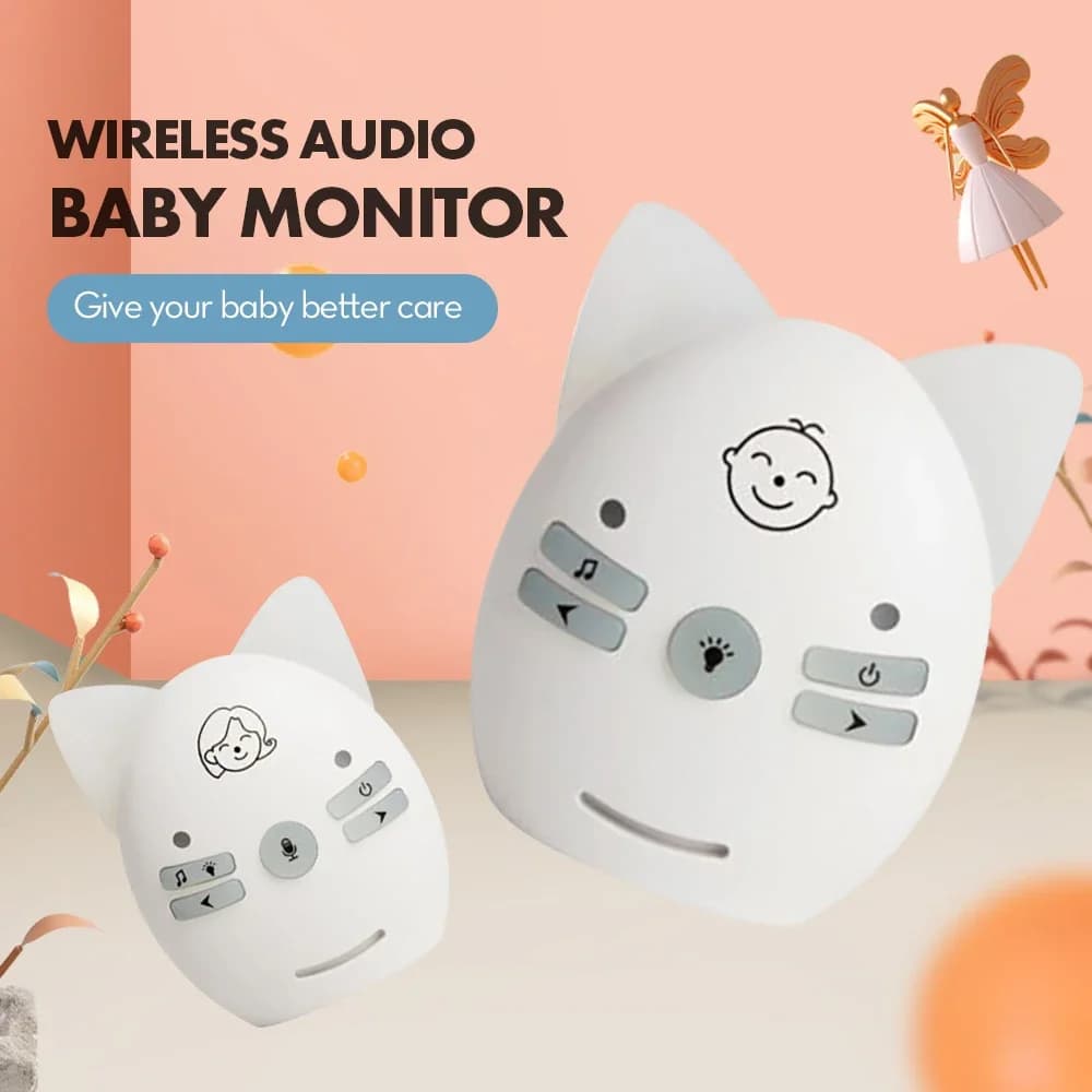 Baby Monitor V20/V30 Walkie-talkie Audio portatile Walkie Talkie 2.4GHz Digitale Wireless Babysister Monitor Allarme di sicurezza per piantare