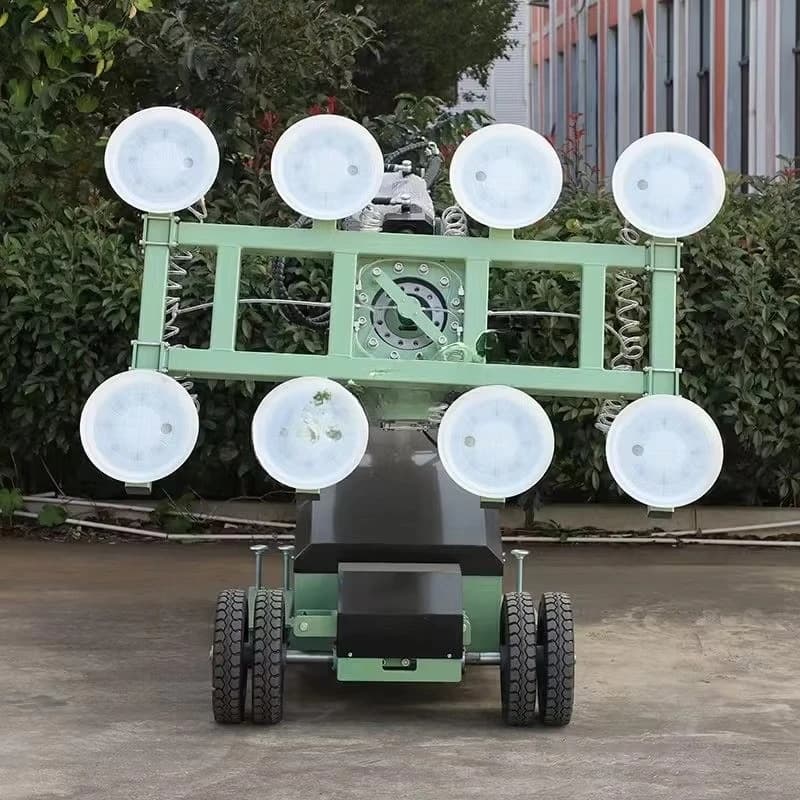 New 800kg 5m Lifting Height Flip Battery Stone Marble Slabs Granite Trolley Wheel Vacuum Lifter Glass Robot Machine