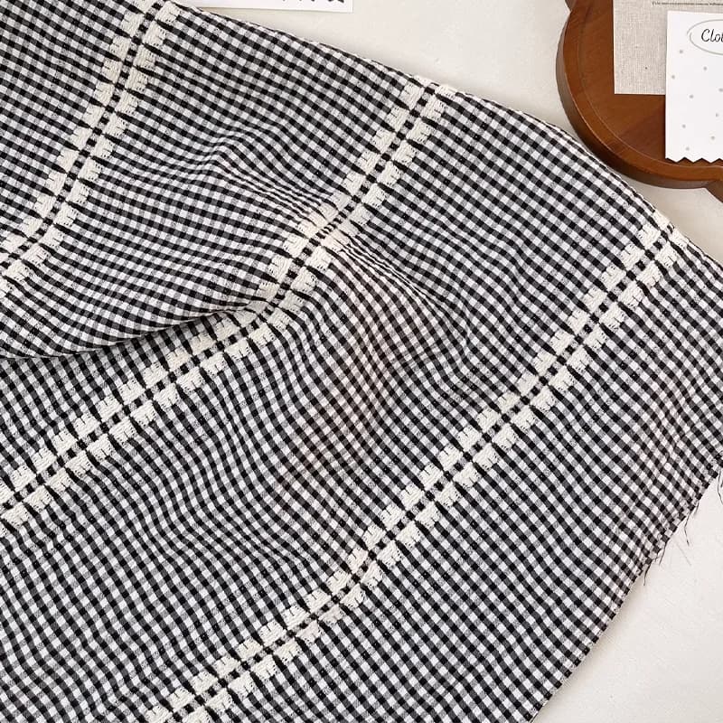 Tessuto in Cotone e Poliestere con Ricamo Jacquard per Abiti, Gonne, Tovaglie, Materiali per Cucito Fai-da-Te