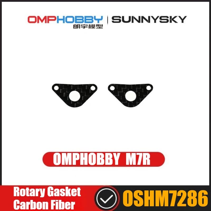 Pezzi di ricambio per elicottero RC OMPHOBBY M7R Guarnizione rotante in fibra di carbonio OSHM7286