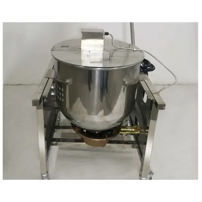 Automatic Industrial Machine for Popcorn and Caramel, for Commercial Use, for Slice Snack Production
