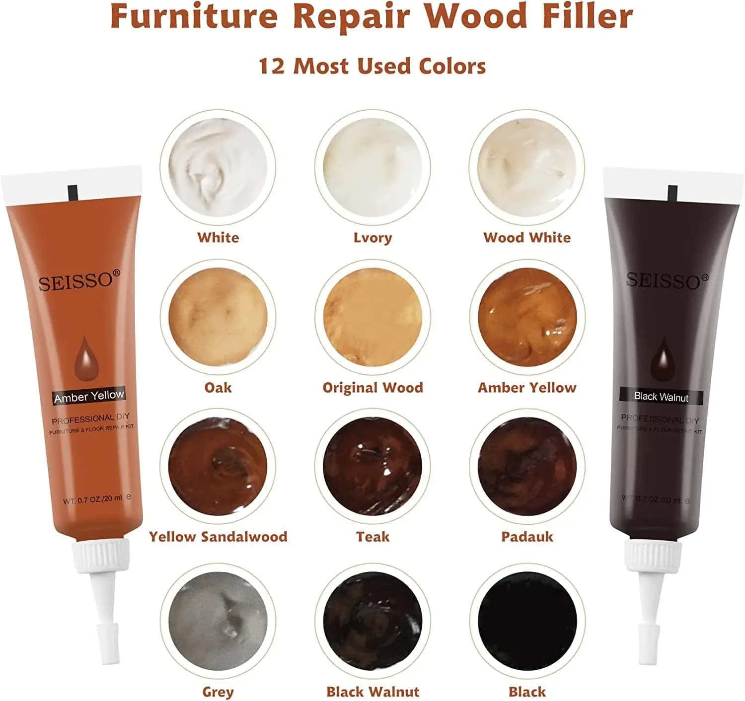 Repair of wooden paints Furniture Restores stains Markers Covering Grate and surface wins for wooden floor table Door of the oak cabinet