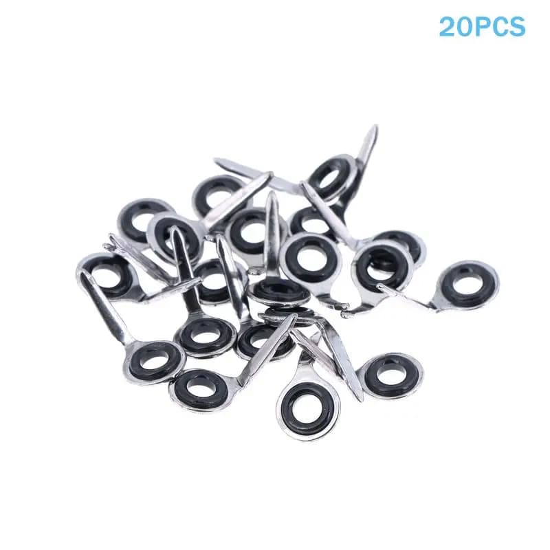 20PCS MKG 1.0S 1.5S 2.0S 3.0S Miniature Guide Series Non Ceramic Ring Model Fishing Rod Repair Guides Rod Building