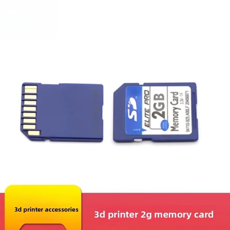 Accessori per stampante 3D Scheda SD Scheda di memoria per stampante 3D da 2 GB, scheda di memoria per stampa offline