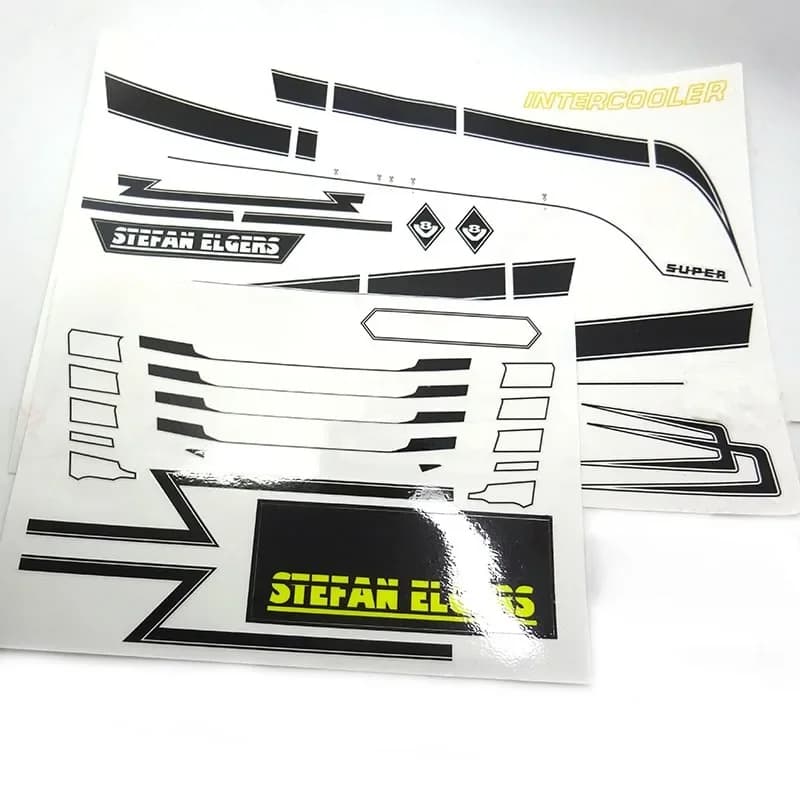 1 pc Simulation 2-in-1 Painting No Dry Stick Collar for 1/14 Tamiya RC Truck Scania 770S 6X4 56368 8X4 56371 Parts Make Your Toys