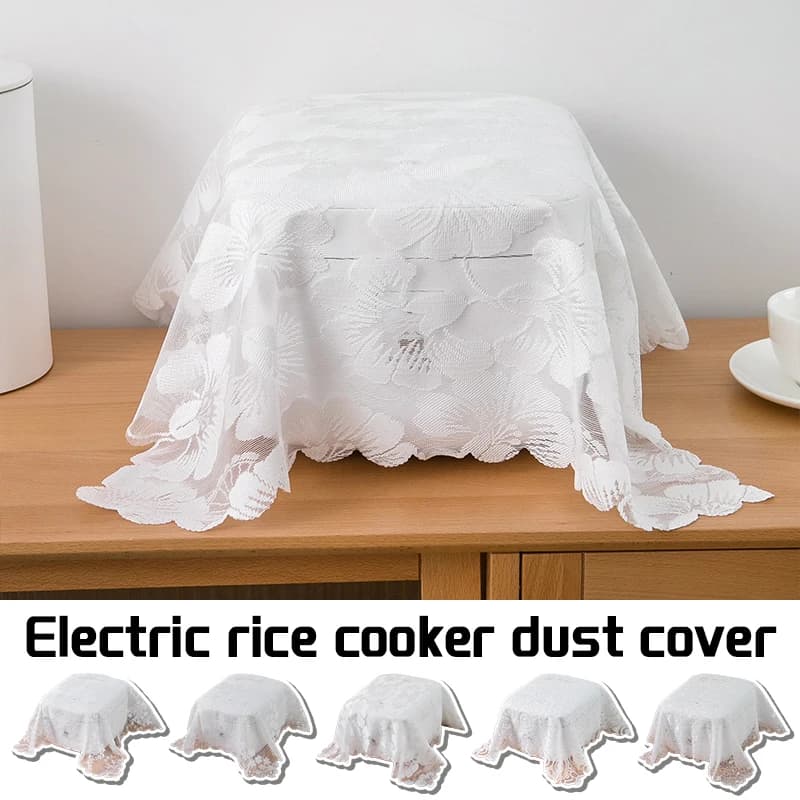 Universal Dust Cover for Rice Cooker Cover for Air Fryer Cover for Lace Rice Pot Protection for Electric Pressure Cooker Dust Cover