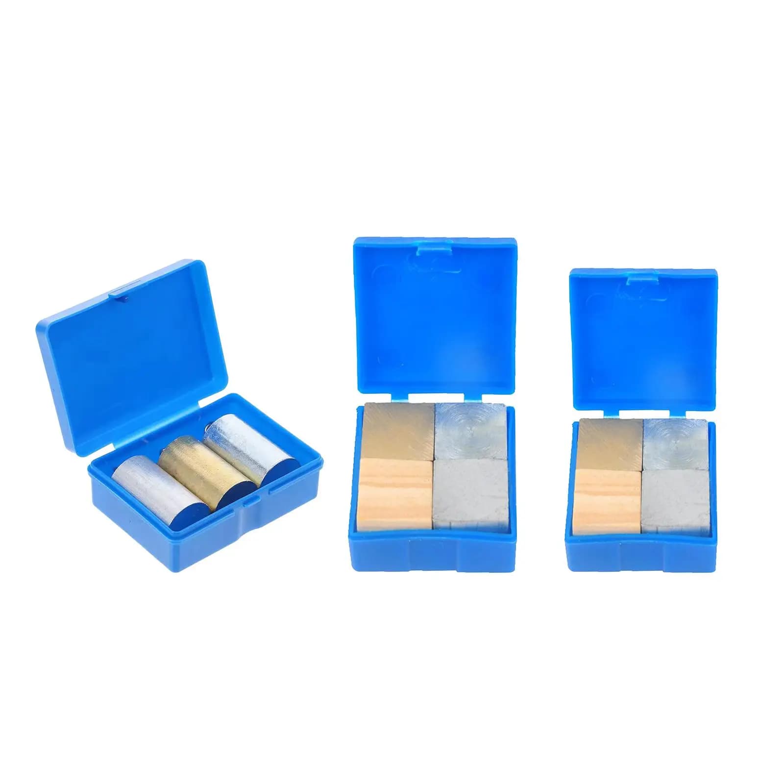 Set di blocchi metallici Rame Ferro Alluminio Legno Insegnante Laboratorio Esperimento scientifico Strumenti didattici per esperimenti di calore specifici