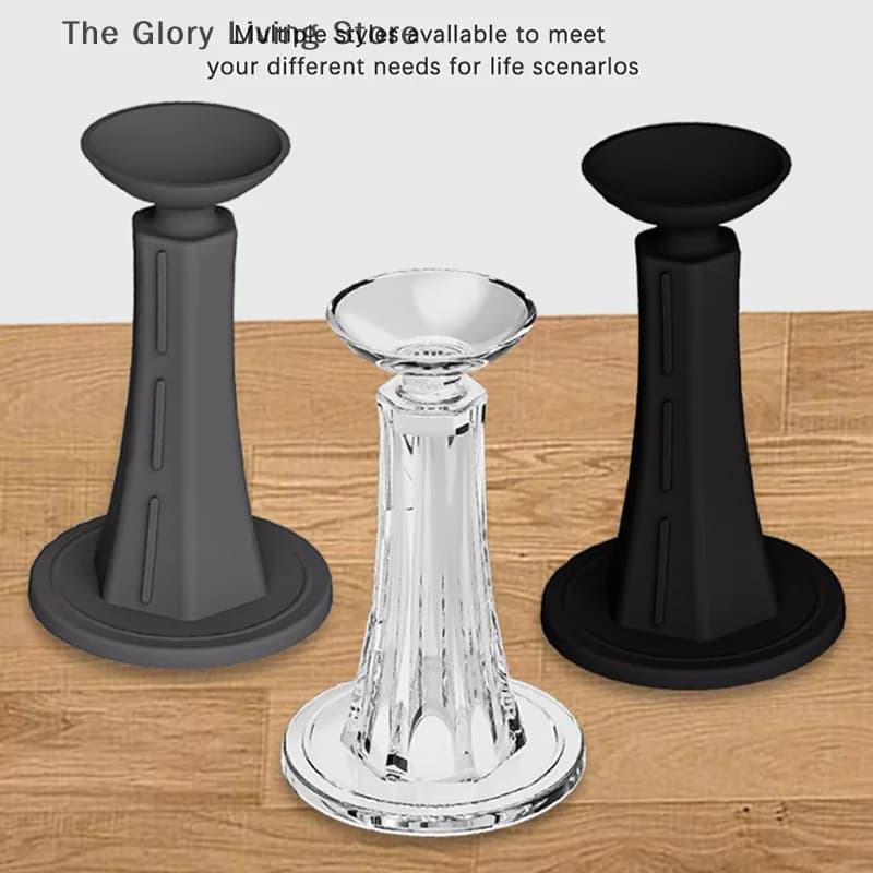 Fermaporta in silicone muto autoadesivo porta paraurti porta porta di aspirazione fermo posteriore protezioni da parete supporto porta anticollisione