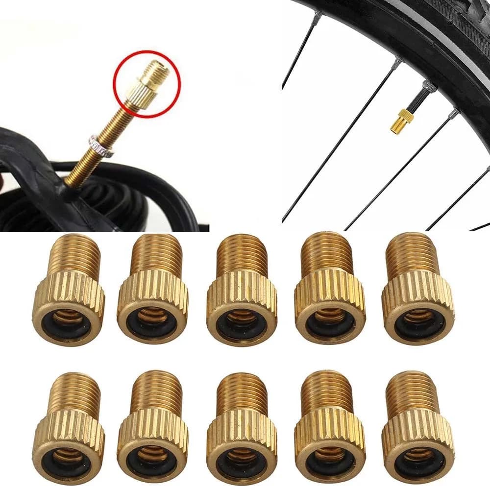 1/5/10PCS Adattatore per valvola per bicicletta Dv Sv French To Dunlop Pompa per auto con valvola per auto