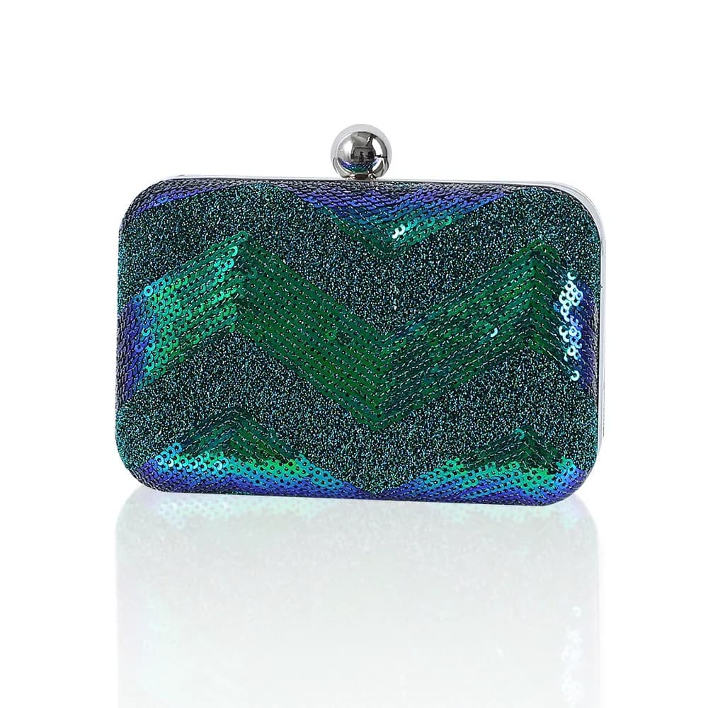 Pochette verdi portafogli di paillettes firmati di lusso per borse da donna tendenze 2024 borsa elegante borsa da sera a tracolla femminile