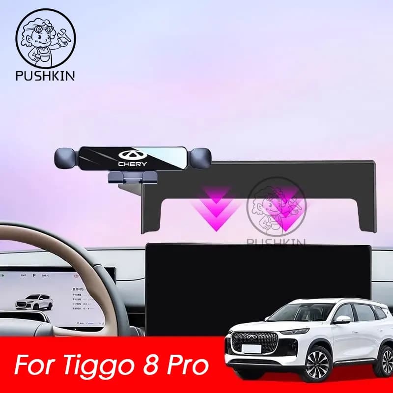 For chery Tiggo 8 PRO 2025 2026 Car Styling Mobile Phone Holder Air Vent Mount Gravity Bracket Stand Auto Modified Accessories