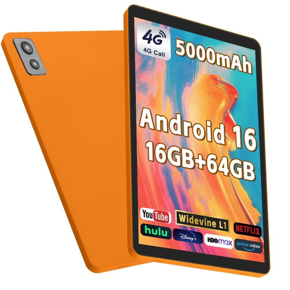 ANRY Tablet PC 4G LTE 8.68" Android 16 T616 Octa Core 16GB RAM (4+12GB Espandibili) 64GB ROM Espandibile a 1TB 5000mAh 1340x800 90Hz Wifi BT