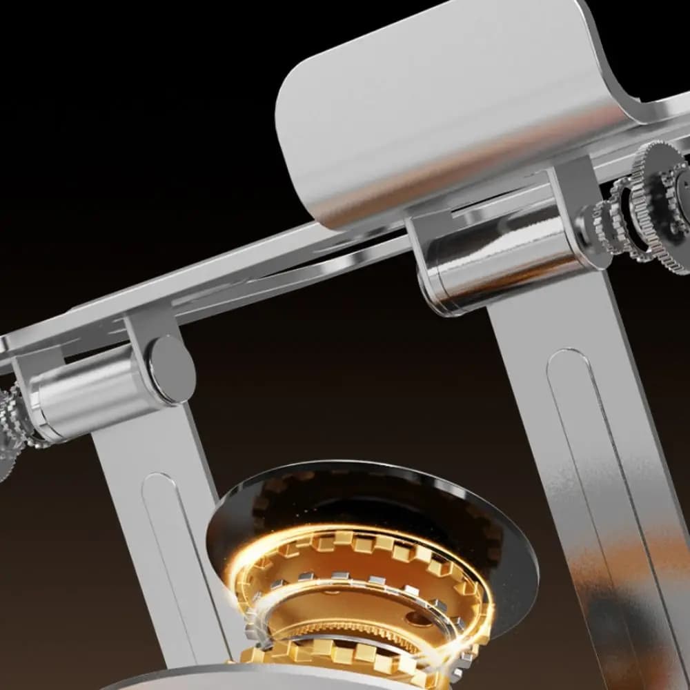 360 ° Supporto per tablet con rotazione, supporto pieghevole antiscivolo per cellulare, supporto per laptop durevole e salvaspazio