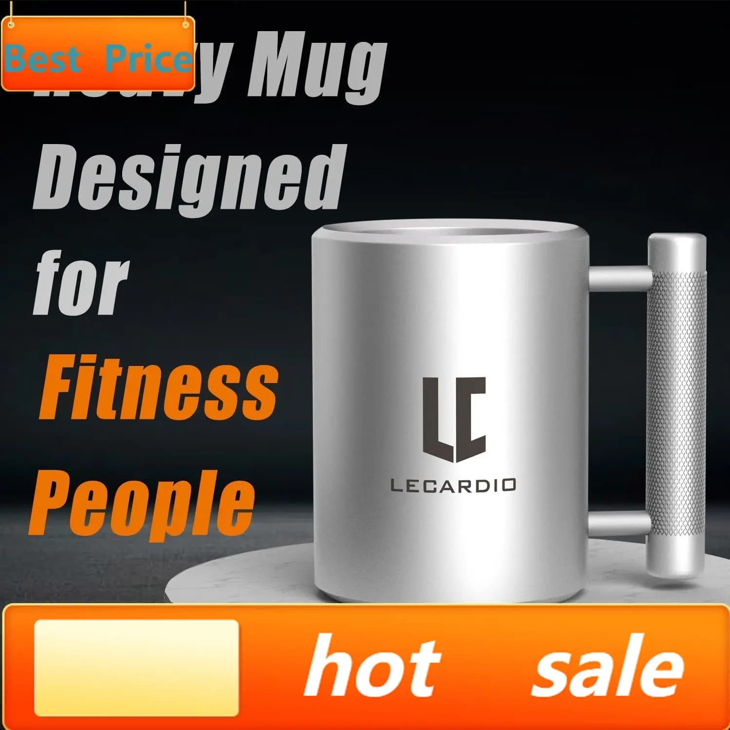 Tazza Pesante da 22LB 13 oz - Boccale da Birra - Bestseller | Borraccia per il Fitness | Design Durevole per Piastre da Sollevamento Pesi | Palestra, Allenamento e Birra
