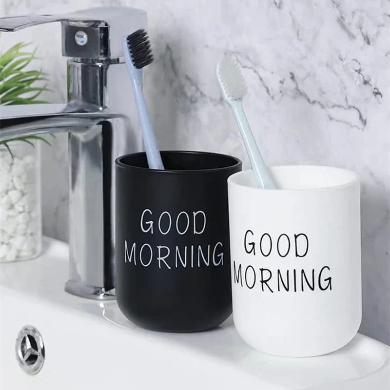 1PC portatile creativo lavaggio bocca tazze plastica casa Hotel porta spazzolino accessori bagno collutorio tazze di stoccaggio 300ml