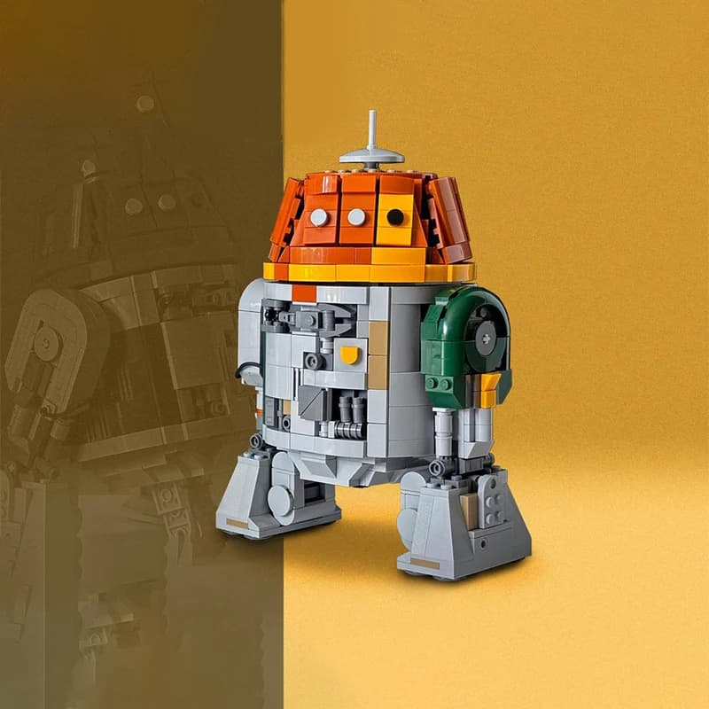 Set di Costruzioni MOC da 980 Pezzi, Modello Chopper da Battaglia Stellare, Regalo di Natale, Gioco Educativo Creativo per Bambini
