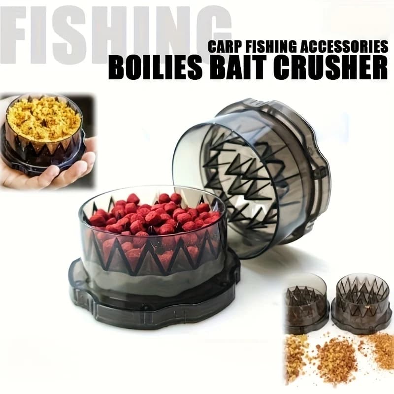 Esca per la pesca alla carpa Frantoio Rettifica Scatola per esche Smerigliatrice per esche dure per Boilies Pellet Esca per carpa Creazione di attrezzatura da pesca Accessori