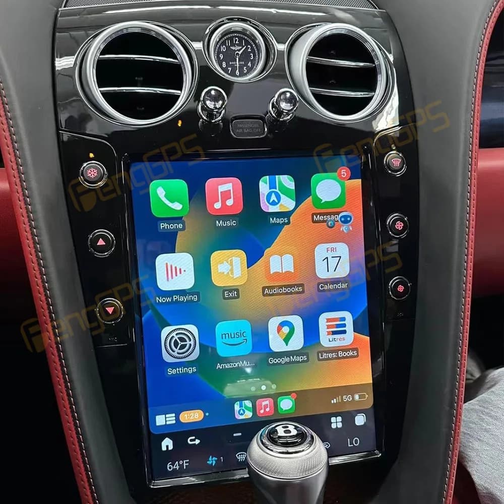 12.1 Inch Android 13 CarPlay Car Radio For Bentley Continental GT 2004-2019 AI Touch Screen Multimedia Player GPS Navigation