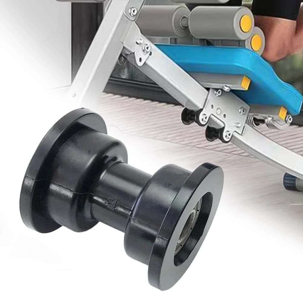 Bearing Roller For Abdominal Exerciser Machine 1.5 Inch Square Tube Guide Replacement Wheel For Rowing Equipment Plastic