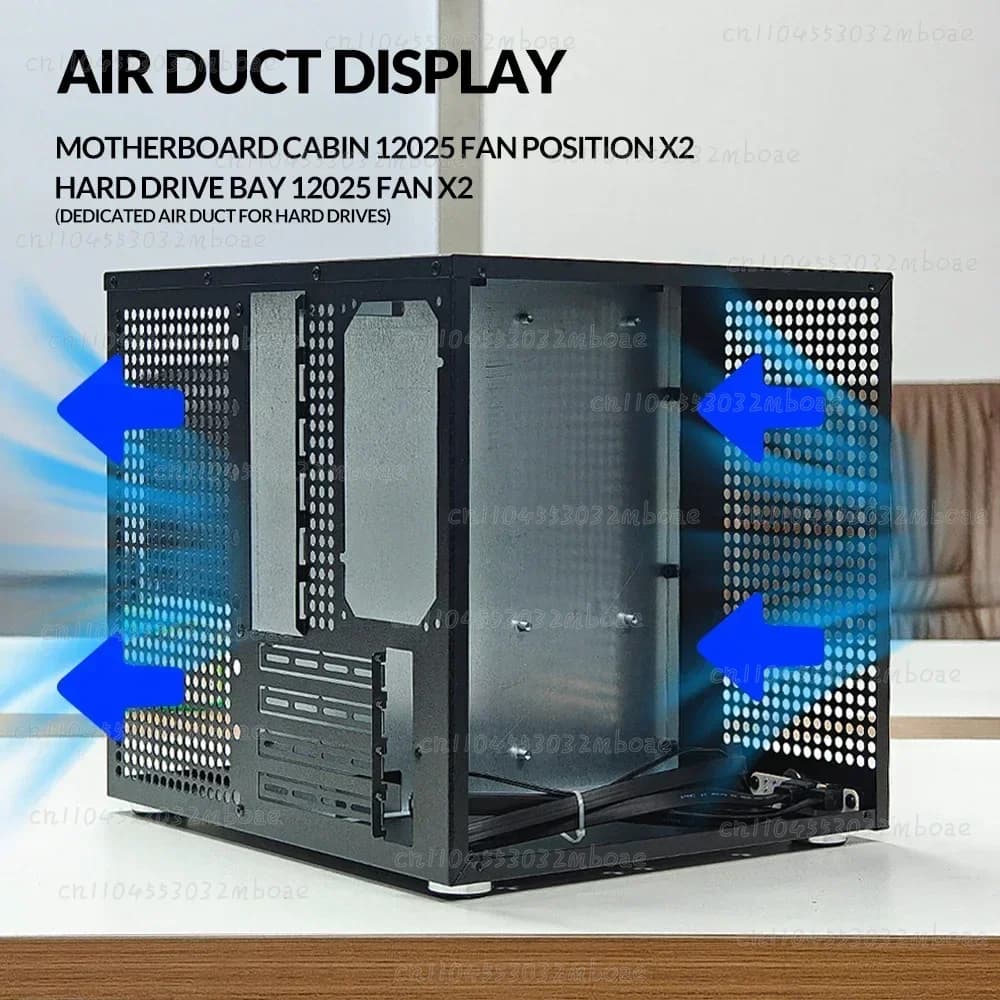 Chassis NAS a 8 Bay con alimentatore Hot ATX e supporto slot PCIE a tutta altezza per schede madri MATX - Server espandibile