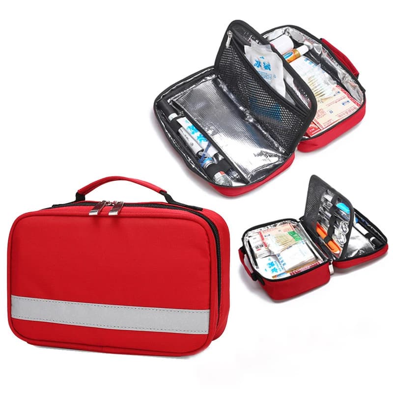 Portable Insulin Refrigerator Bag Small Medicine Refrigerator Box Outdoor Medical First Aid Kit Thermal Insulation Cooling Bag