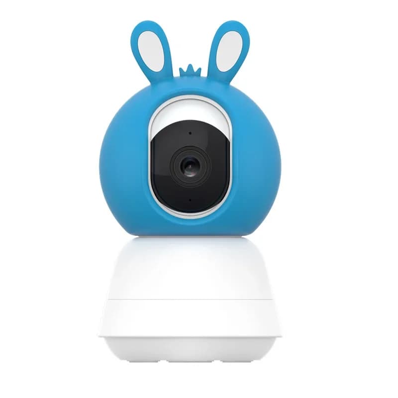 B2 Baby Monitor wireless Visione notturna Tuya APP Schermo da 5 pollici Monitoraggio della temperatura da 4 MP PTZ Ricorda Baby Sitter Baby Camera