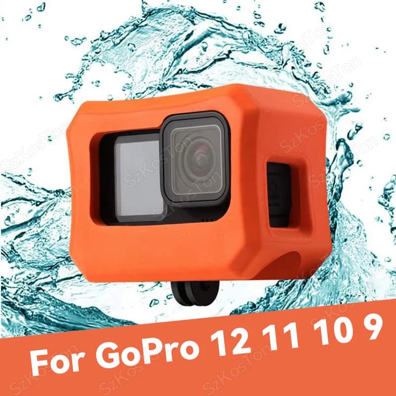 Custodia galleggiante per GoPro Hero 12 11 10 / Hero 9 Custodia galleggiante per fotocamera Anti-Sink Galleggiante per accessorio Gopro 11