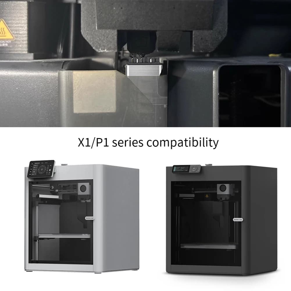 For the 3D X1 P1 printer nozzle mounting kit for the Tuozhu series includes a 1 piece updated printer cleaning accessory
