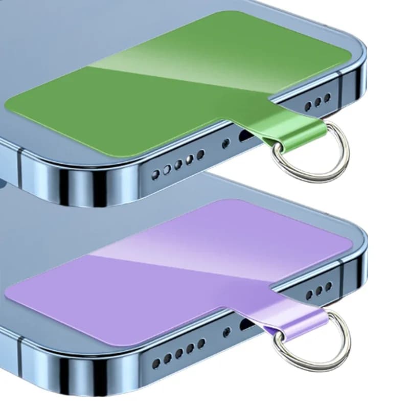 Guarnizione per scheda cordino anti-smarrimento universale per telefono cellulare Sostituzione staccabile Cavo per appendere il telefono Cinghia in TPU Patch Tether Pad