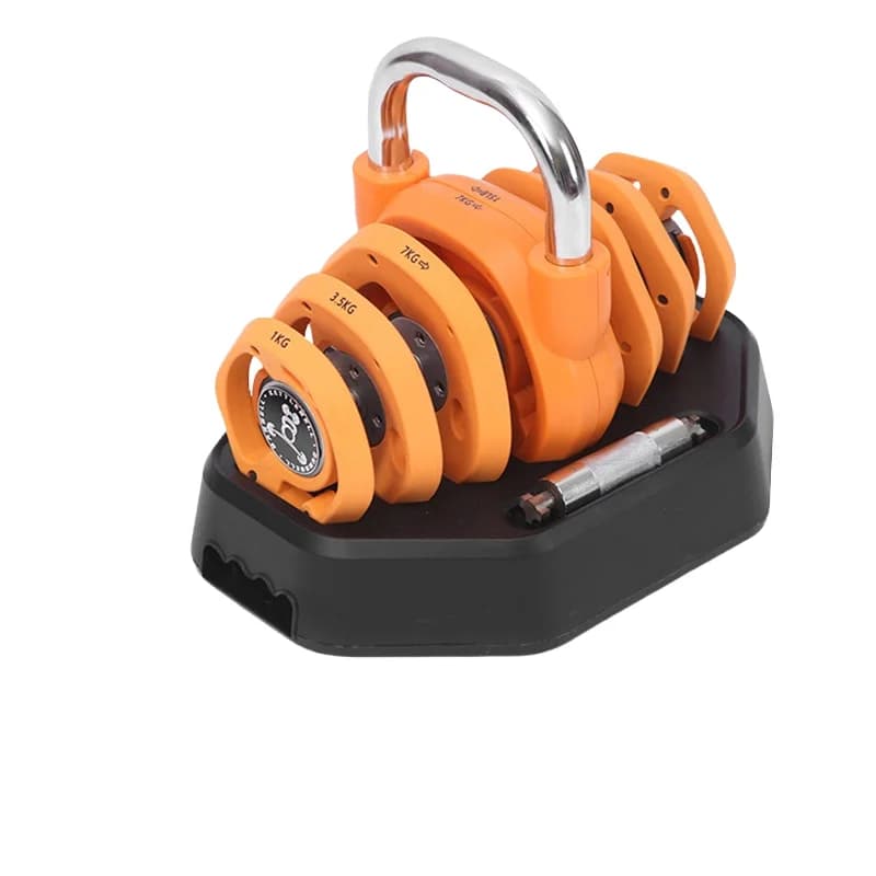 Adjustable Handlebar Three-in-One, Kettlebell and Libra 20kg 45lbs Stainless Steel Unisex Resistant