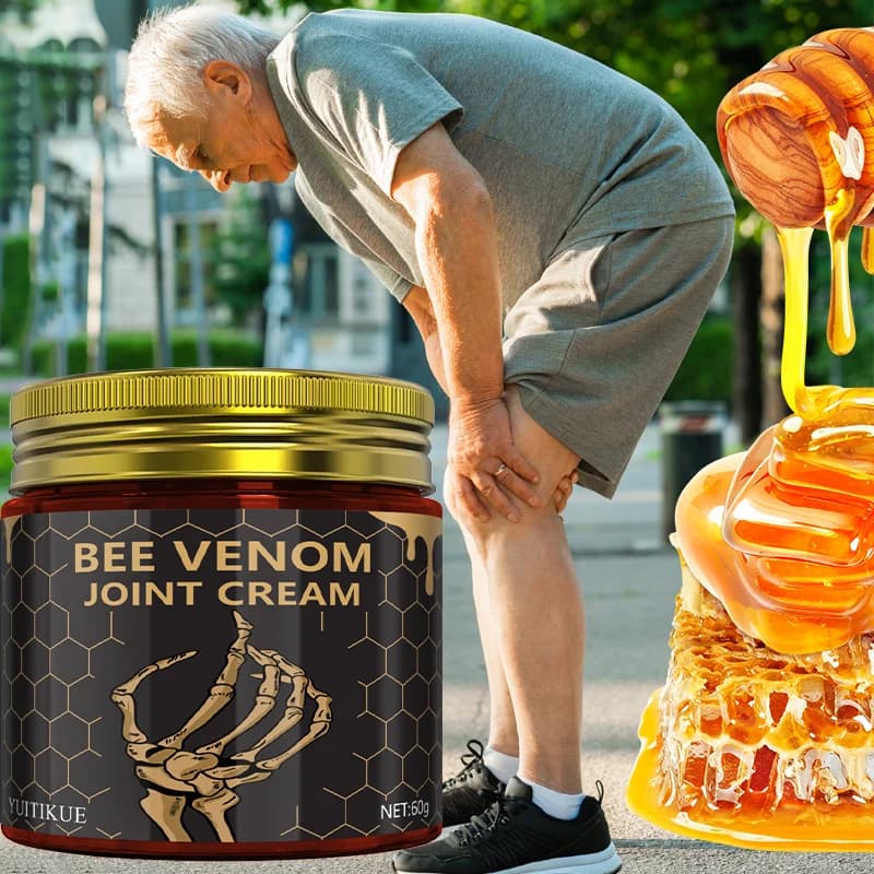 YUITIKUE Bee venom joint cream 60 g - Solution for knee care, for active lifestyles and daily use, relief and fast protection