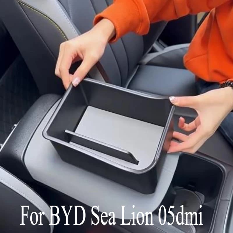 Scatola portaoggetti per bracciolo per BYD Sea Lion 05dmi Scatola portaoggetti per controllo centrale Forniture per interni auto Interni auto