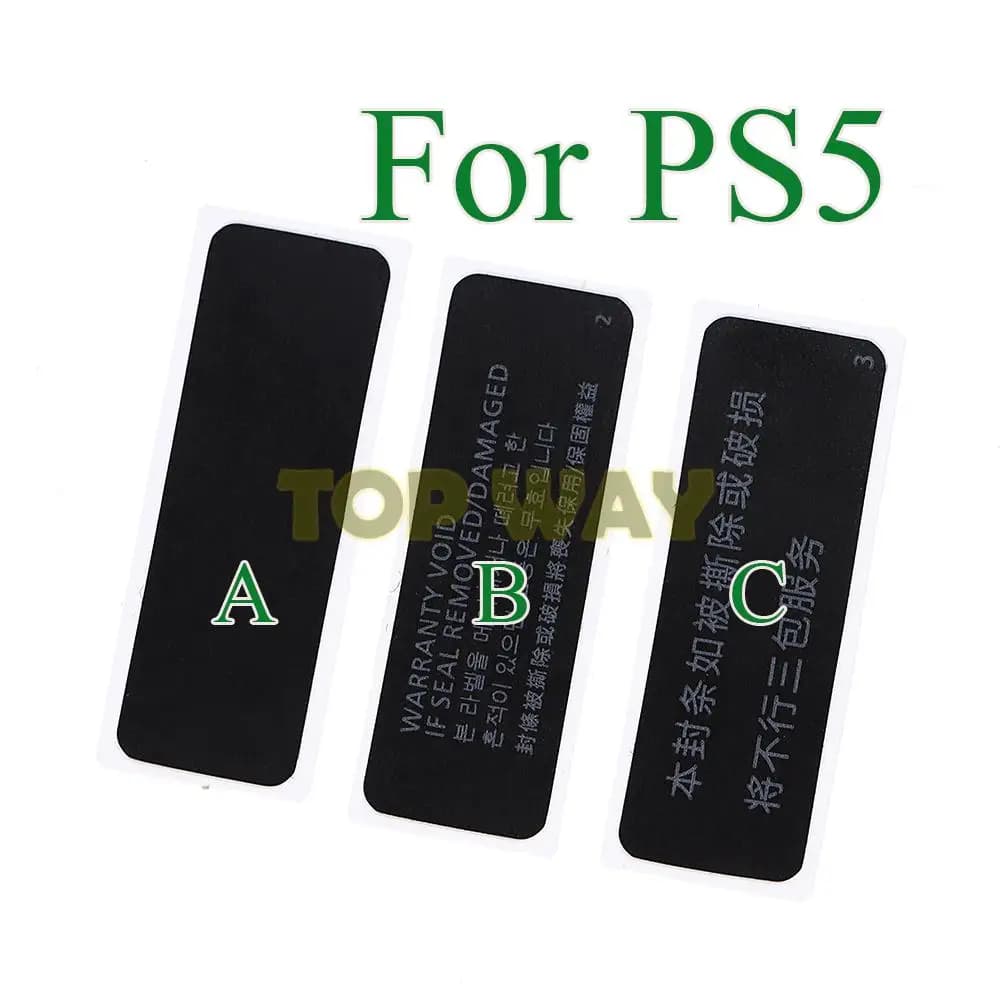 Adesivo per imballaggio personalizzato da 10 pezzi Etichetta adesiva per sigillare cartone per accessori per adesivi per pelle con etichetta per host di gioco PS5