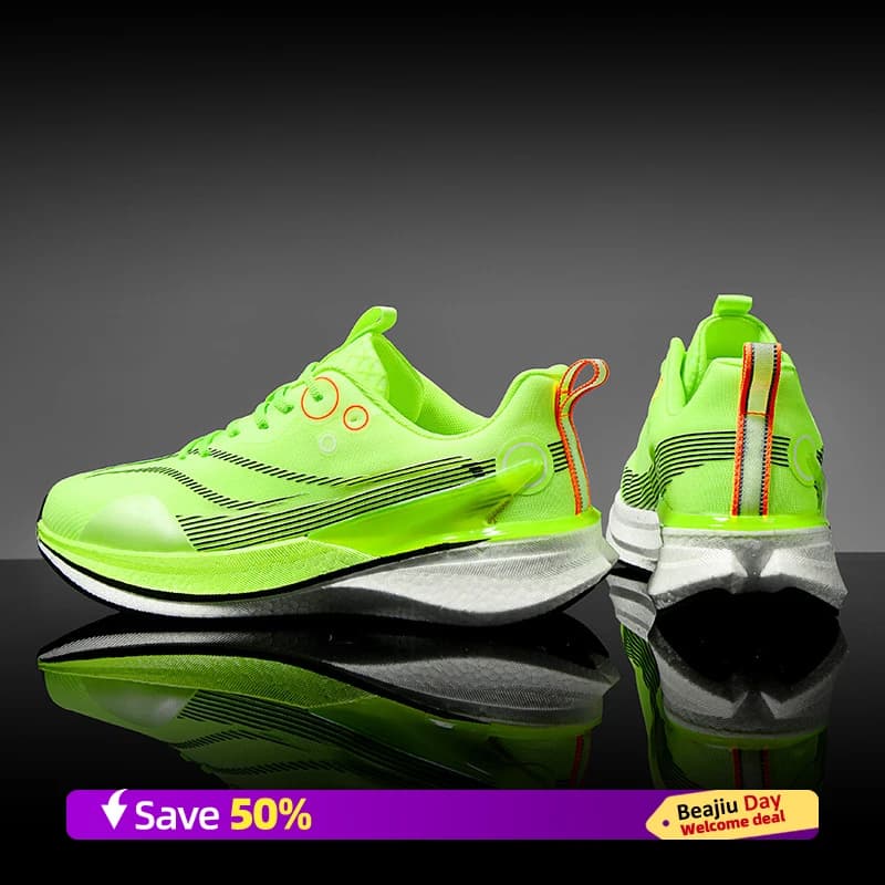 Scarpe da corsa sportive da uomo ammortizzanti Traspiranti Leggere da donna Comode sneakers da maratona specializzate atletiche antiscivolo
