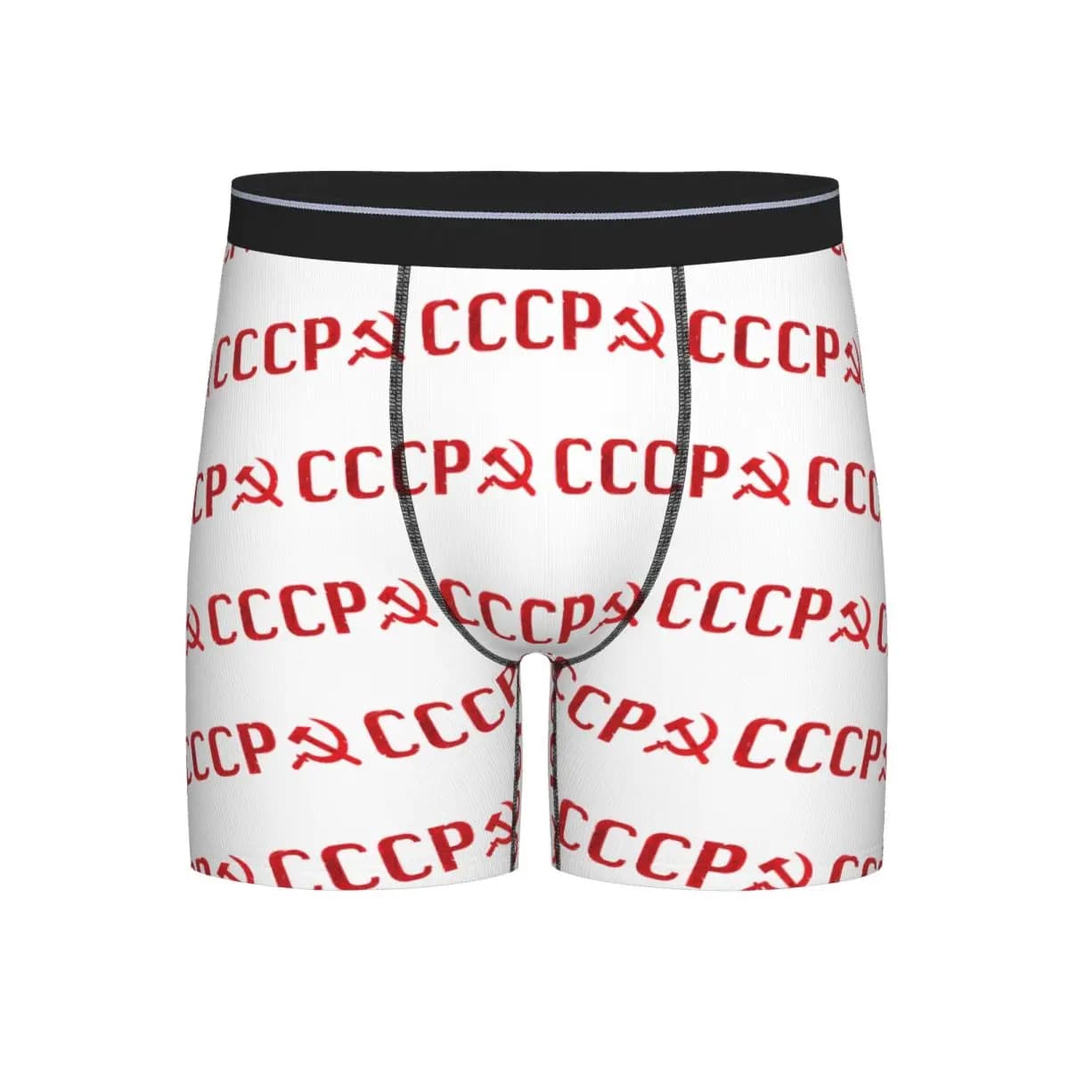 Mutande boxer lunghe Pantaloncini CCCP Mutandine da uomo Intimo traspirante per Homme Uomo Regali fidanzato