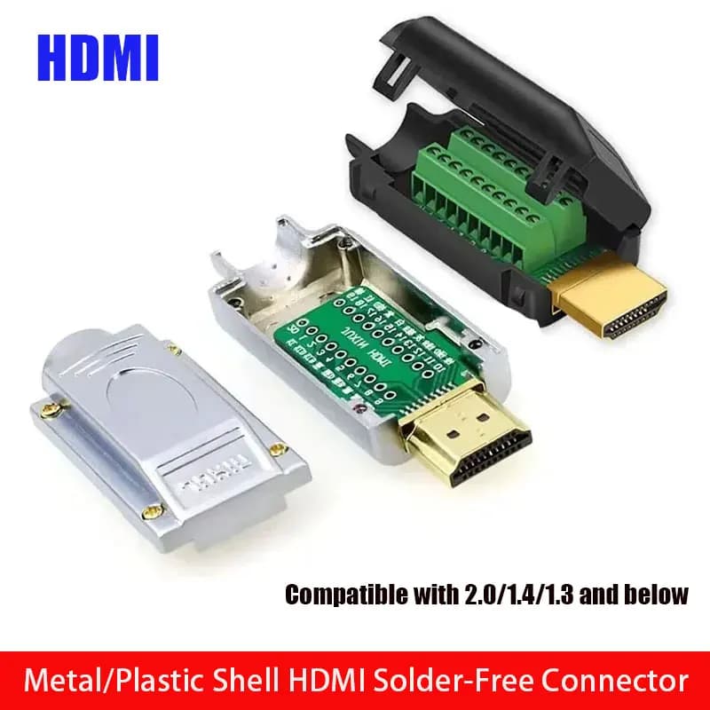 Seamless HDMI Connector Cable Connector HD Circuit HDMI Seamless adapter cable Repair male do-da-te connector