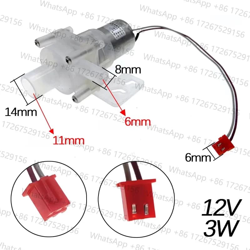 For electric water bottle accessories suction pump HL-1 motor motor 3W kettle water dispenser DC8-12V