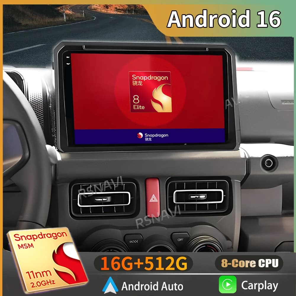 Android 15 Carplay Auto Autoradio Per Suzuki Jimny 2018 2019 2020 Lettore Video Multimediale di Navigazione GPS DSP 2Din DVD Stereo 4G