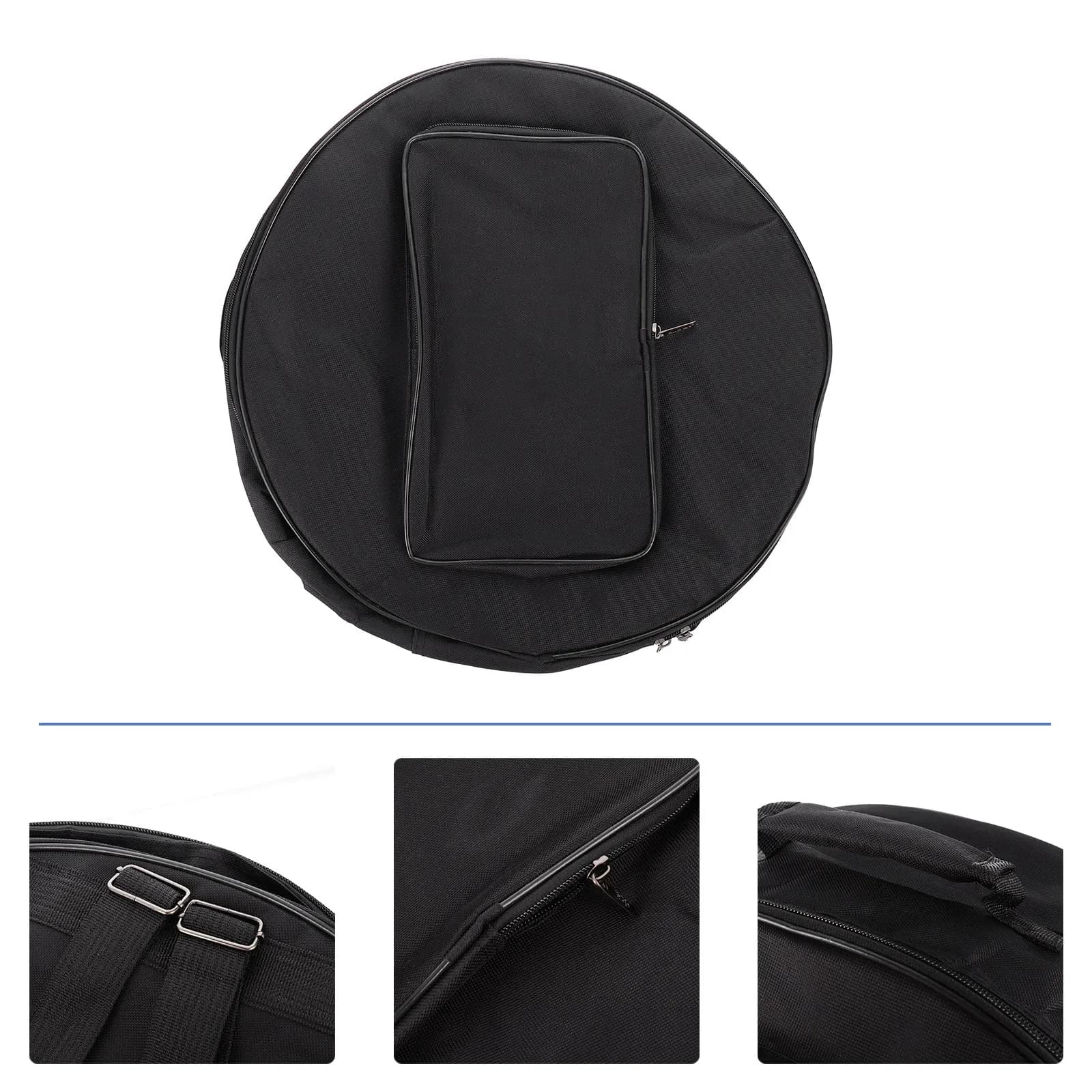 Custodia Portatile Imbottita in Tessuto Oxford per Rullante da 13-14 Pollici, Borsa per Trasporto Tamburo, Accessori per Percussioni da Performance