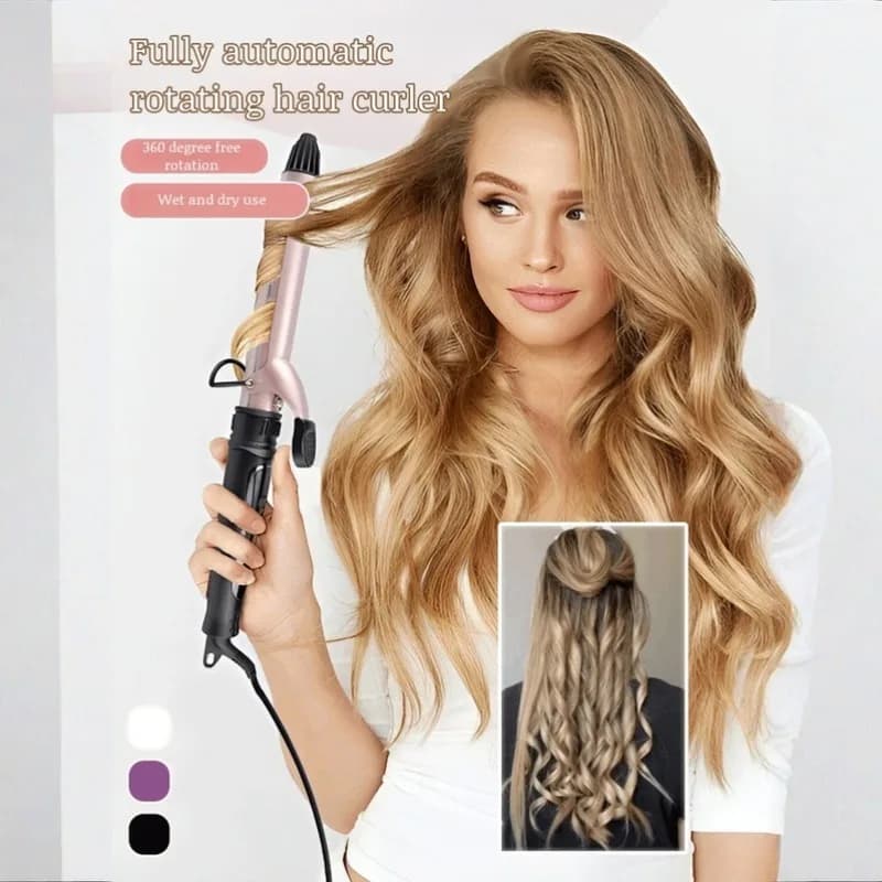 noSpina UE/United Kingdomno Fully automatic rotary electric hair curler for domestic use Intelligent temperature display Suitable for all hair types
